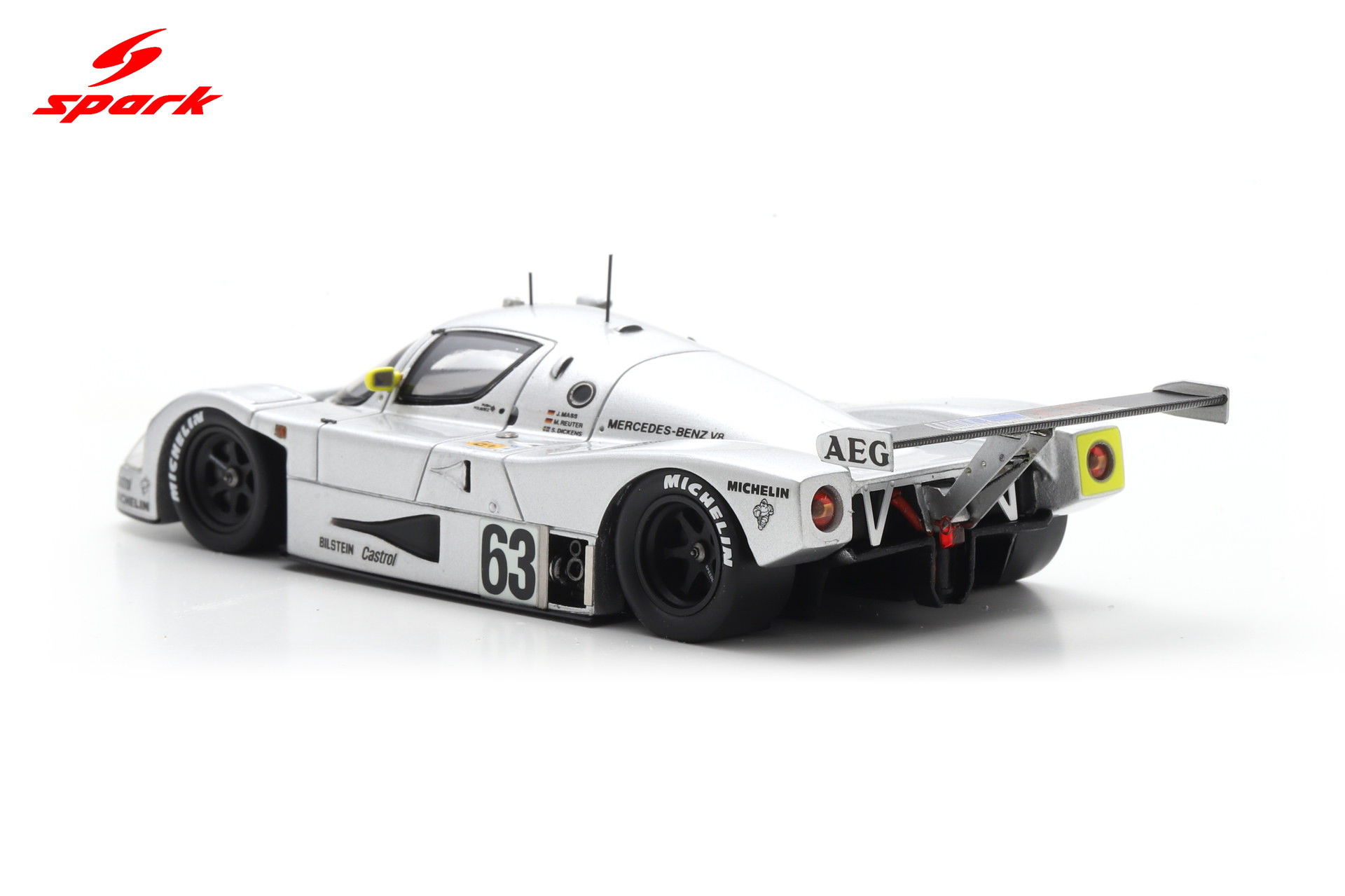 Spark 1:43 Sauber C9 No.63, Winner Le Mans 1989 J. Mass - S. Dickens - M Reuter (43LM89) Resin Model 5 Spark 1:43 Sauber C9 No.63, Winner Le Mans 1989 J. Mass - S. Dickens - M Reuter (43LM89) Resin Model - Image 5