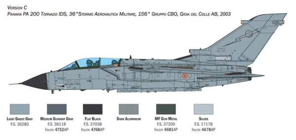 Italeri - 1:32 Tornado IDS (2520) 40th Anniversary Model Kit 14 Italeri - 1:32 Tornado IDS (2520) 40th Anniversary Model Kit