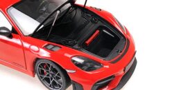 Minichamps - 1:18 Porsche Cayman GT4 RS Red w/Weissach Package 2024 - Diecast Model