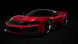 Bburago - 1:18 Ferrari F80 2024 Red Metallic Signature Edition - Diecast Model