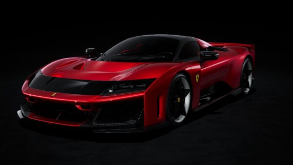 Bburago - 1:18 Ferrari F80 2024 Red Metallic Signature Edition - Diecast Model