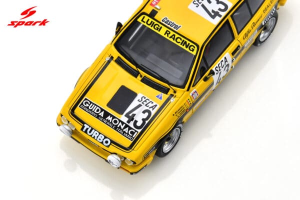 Spark - 1:43 Alfa Romeo GTV 6 No.43 Marco Micangeli, Giorgio Francia, Georges Cremer Spa 24H 1982 - Limited Edition Resin Model 17 Spark 1:43 Alfa Romeo GTV 6 No.43 Spa 24H 1982 M. Micangeli - G. Francia - G. Cremer Limited 300 (SB540) Resin Model