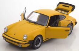 Welly 1/24 Porsche 911 930 Turbo Yellow Diecast Model Car