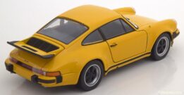 Welly 1/24 Porsche 911 930 Turbo Yellow Diecast Model Car