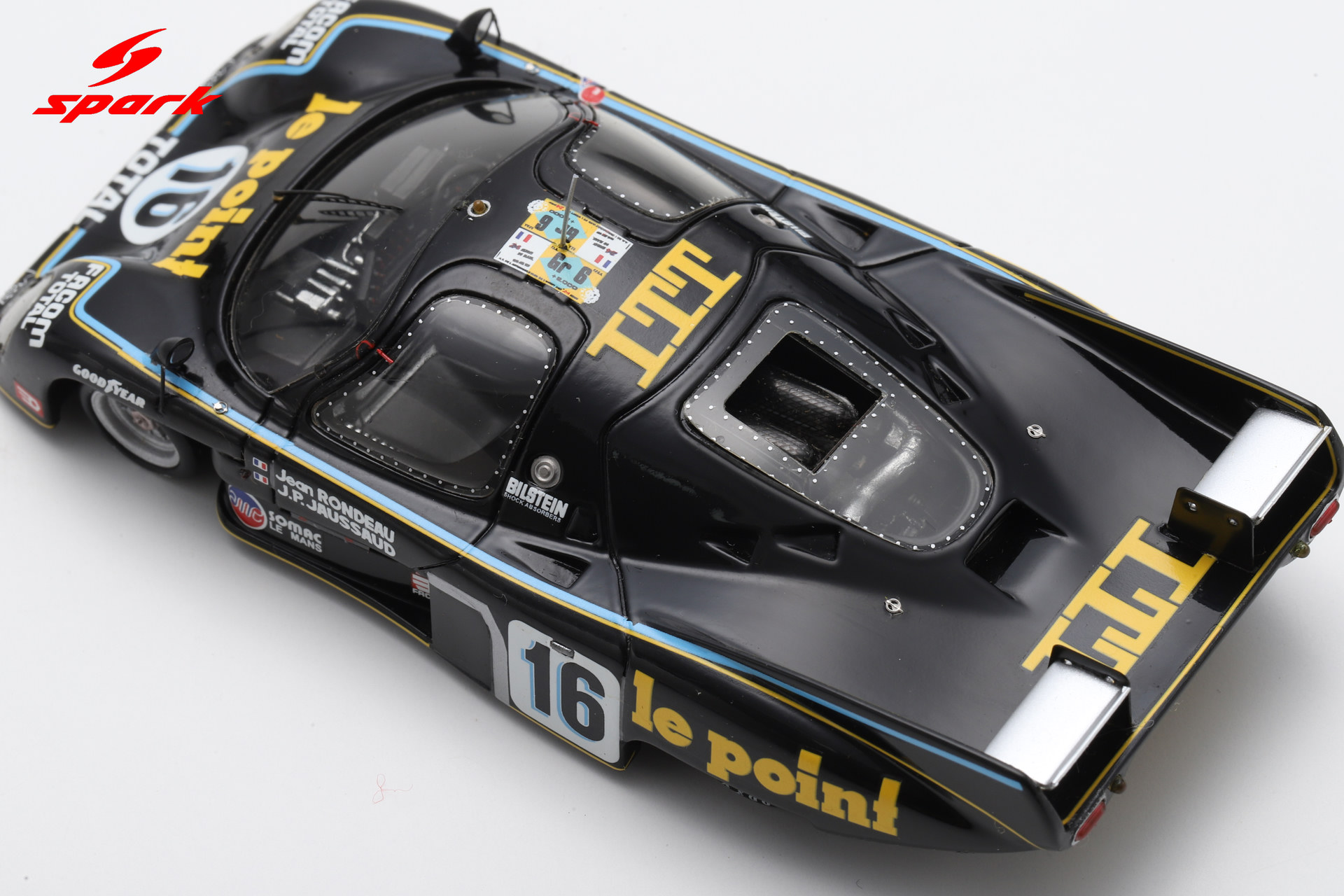 Spark 1:43 Rondeau M379 B No.16 Winner 24H Le Mans 1980 J. Rondeau - J-P Jaussaud (43LM80) Resin Model 9 Spark 1:43 Rondeau M379 B No.16 Winner 24H Le Mans 1980
J. Rondeau - J-P Jaussaud (43LM80) Resin Model - Image 9
