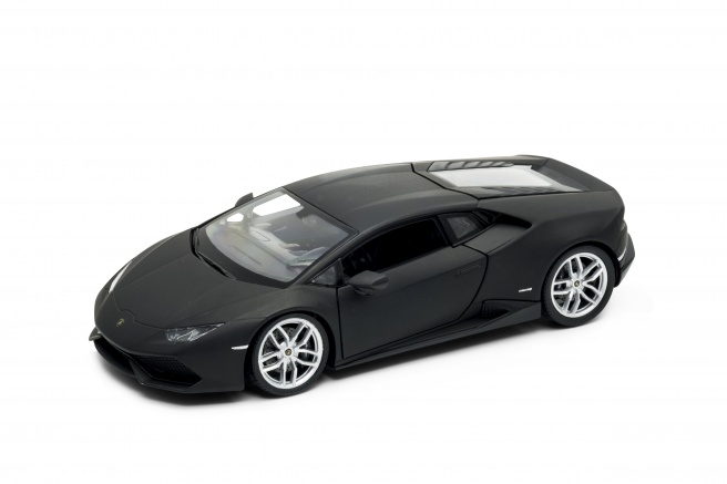 Welly 1:24 Lamborghini Huracan LP610-4 Matt Black Diecast Model