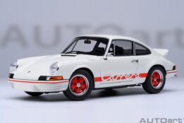 AUTOart - 1:18 Porsche 911 Carrera 2.7 RS Grand Prix White Red Stripes - Composite Model