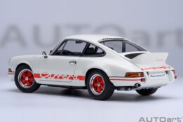 AUTOart - 1:18 Porsche 911 Carrera 2.7 RS Grand Prix White Red Stripes - Composite Model