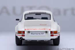 AUTOart - 1:18 Porsche 911 Carrera 2.7 RS Grand Prix White Red Stripes - Composite Model