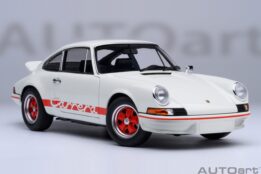 AUTOart - 1:18 Porsche 911 Carrera 2.7 RS Grand Prix White Red Stripes - Composite Model