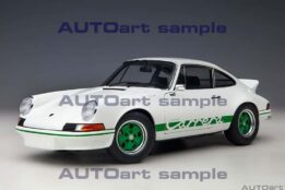 AUTOart - 1:18 Porsche 911 Carrera 2.7 RS Grand Prix White Green Stripes