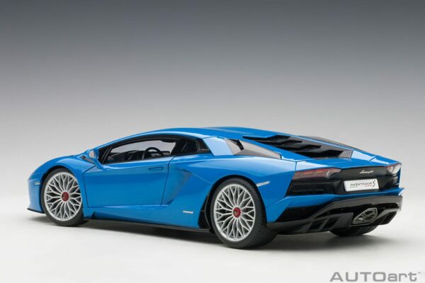 autoart - 1:18 lamborghini aventador s (blue nila)