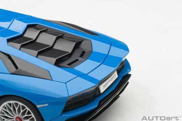 autoart - 1:18 lamborghini aventador s (blue nila)