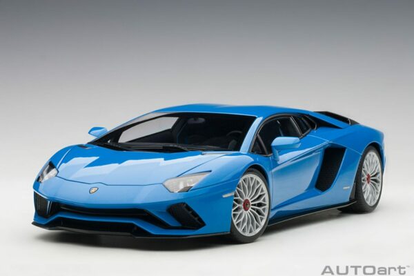 autoart - 1:18 lamborghini aventador s (blue nila)