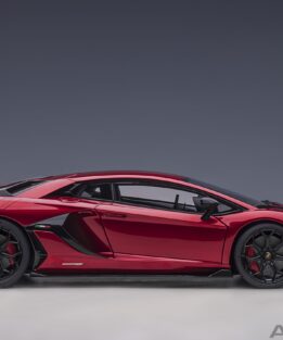 Xe Mô Hình Lamborghini Aventador SVJ Roadster Rosso Efesto LHD 1:64 Mi