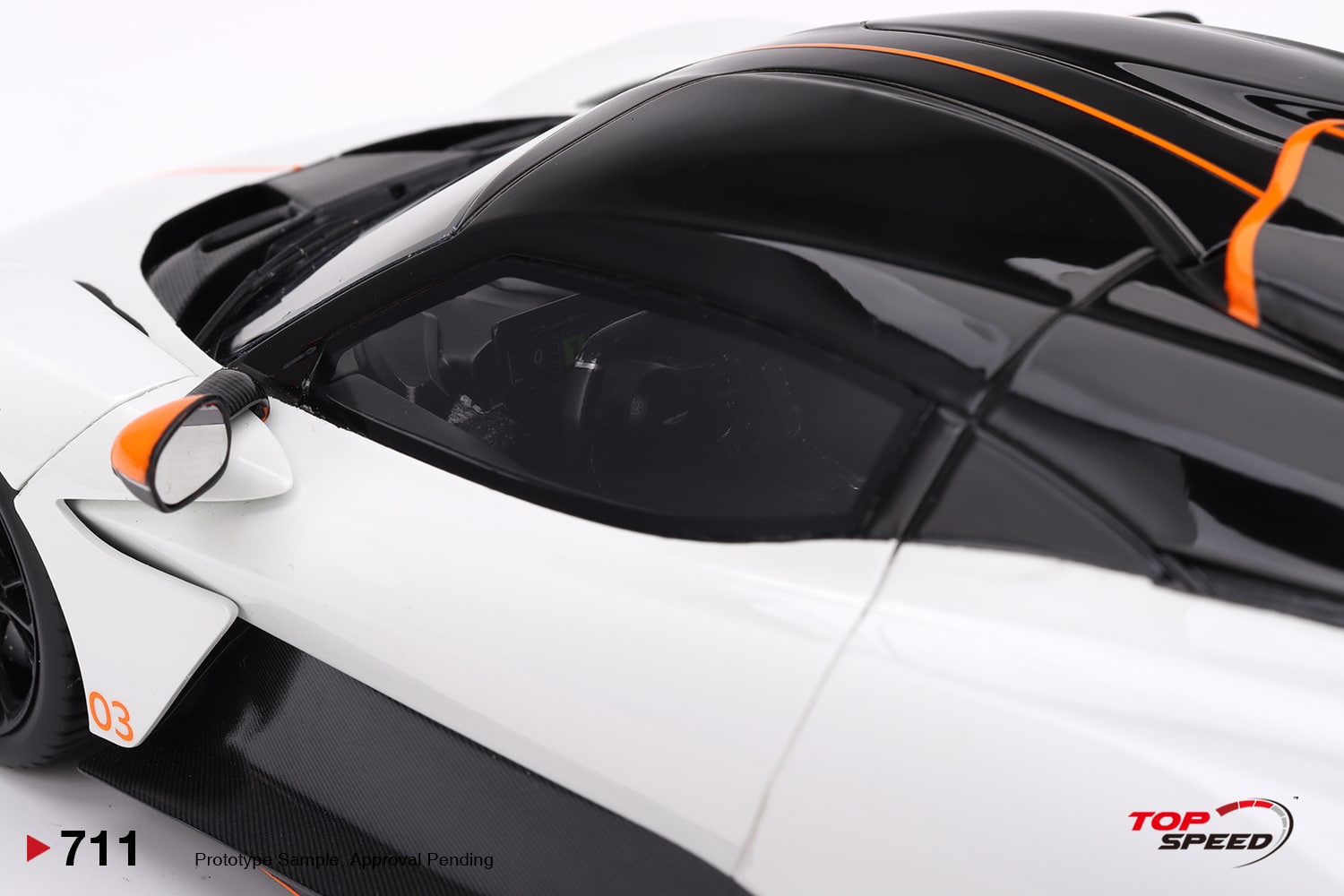 Top Speed 1:18 Aston Martin Valhalla Lunar White (TS0711) Resin Model 5 Top Speed 1:18 Aston Martin Valhalla Lunar White (TS0711) Resin Model - Image 5