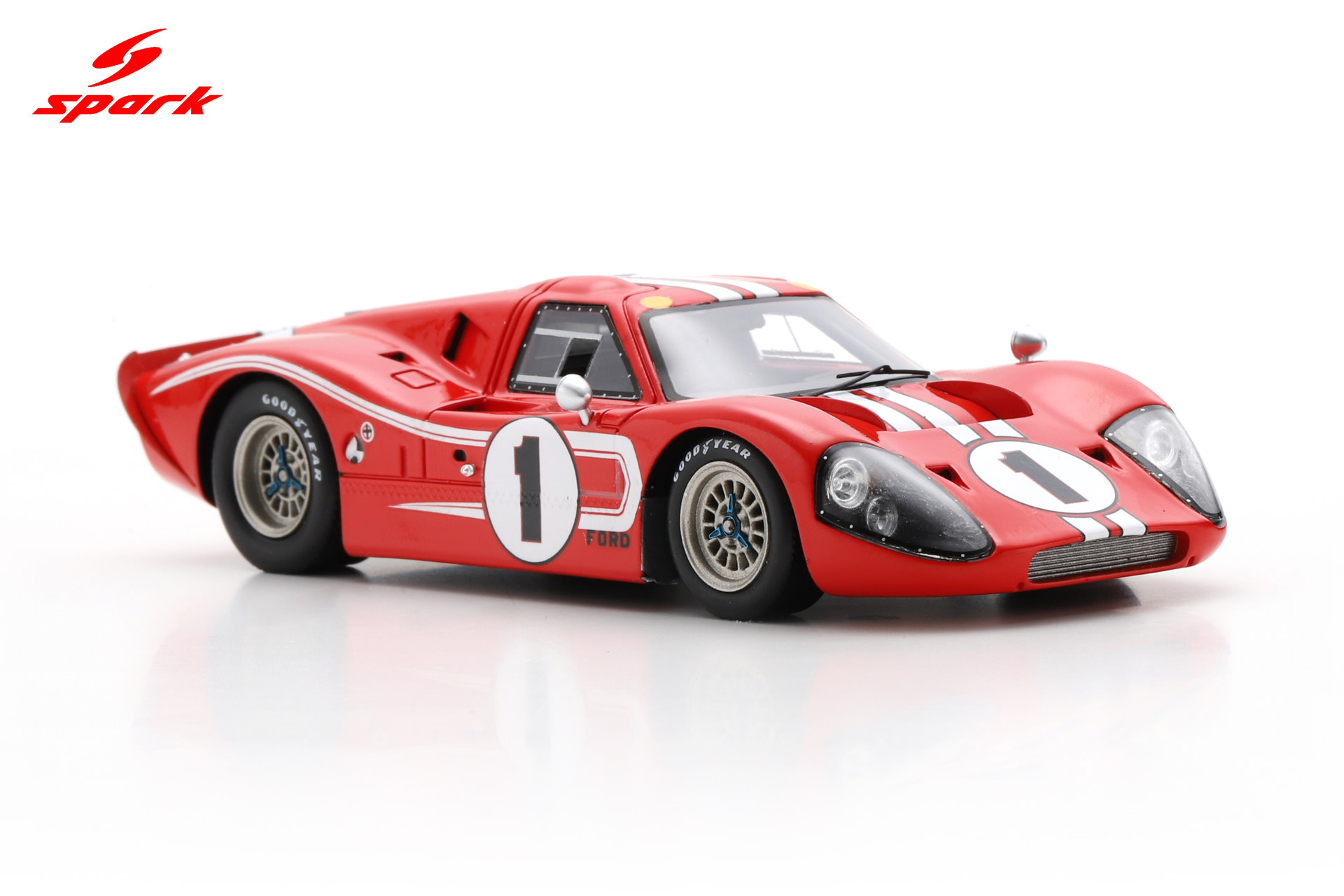 Spark 1:43 Ford MK IV No.1 Winner 24H Le Mans 1967 D. Gurney - A. J. Foyt (43LM67) Resin Model 6 Spark 1:43 Ford MK IV No.1 Winner 24H Le Mans 1967 D. Gurney - A. J. Foyt (43LM67) Resin Model - Image 6