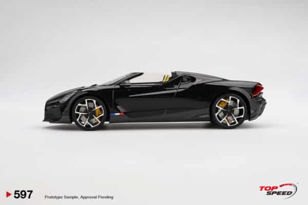 Top Speed 1:18 Bugatti W16 Mistral Black (TS0597) Resin Model 8 Top Speed 1:18 Bugatti W16 Mistral Black (TS0597) Resin Model