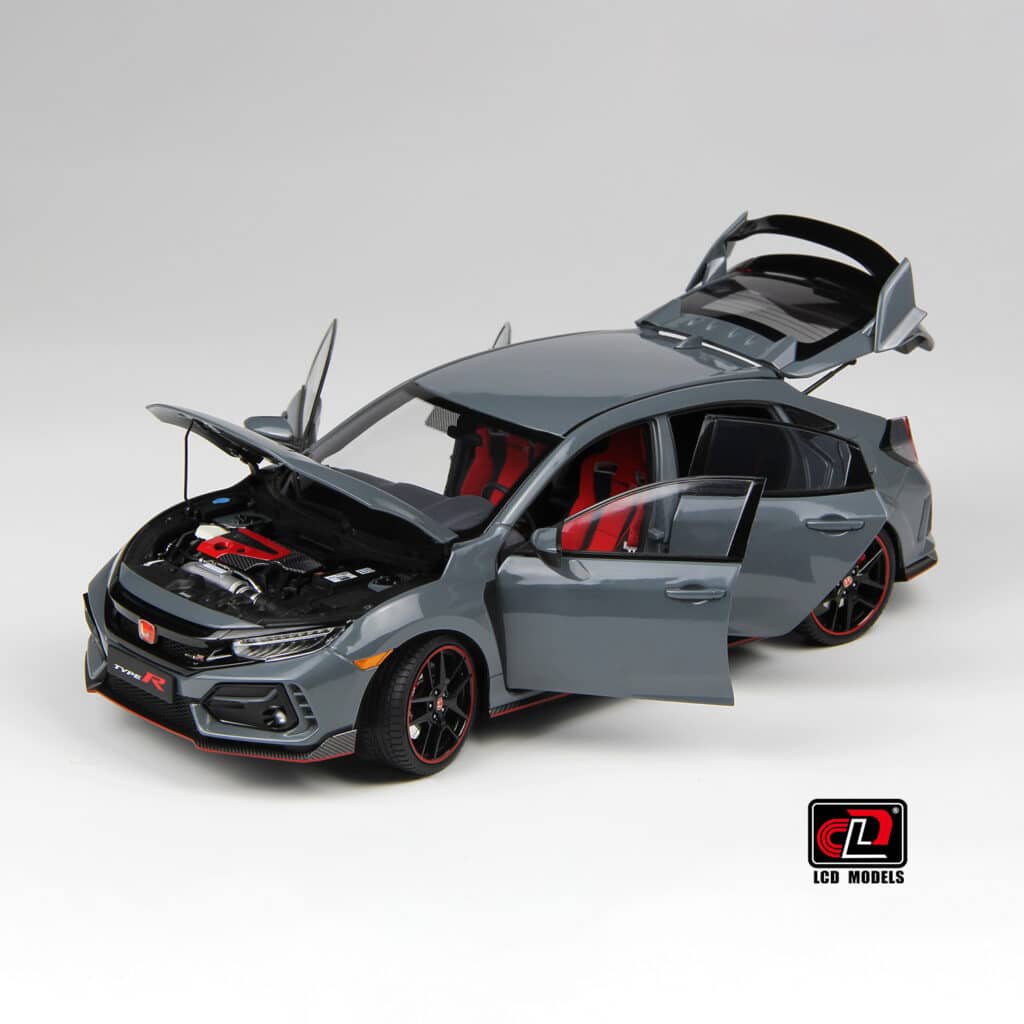 Latest arrivals at model-universe.com include Ford Mustang GT's by KK Scale, McLaren F1's by LCD, the large scale Lancia Stratos by Otto, and much more ... 11 1:18 Honda Civic Type R (FK8) 2020 Cement Grey - Diecast Model by LCD Models