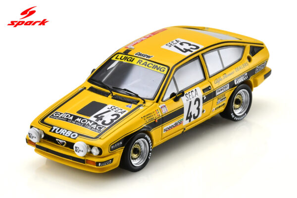Spark - 1:43 Alfa Romeo GTV 6 No.43 Marco Micangeli, Giorgio Francia, Georges Cremer Spa 24H 1982 - Limited Edition Resin Model