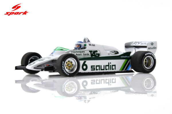 Diecast Model Shop - Model Universe 69 Alternative view of Spark 1:43 Williams FW08 No.6 Winner Swiss GP 1982 Keke Rosberg (S7498) Resin Model