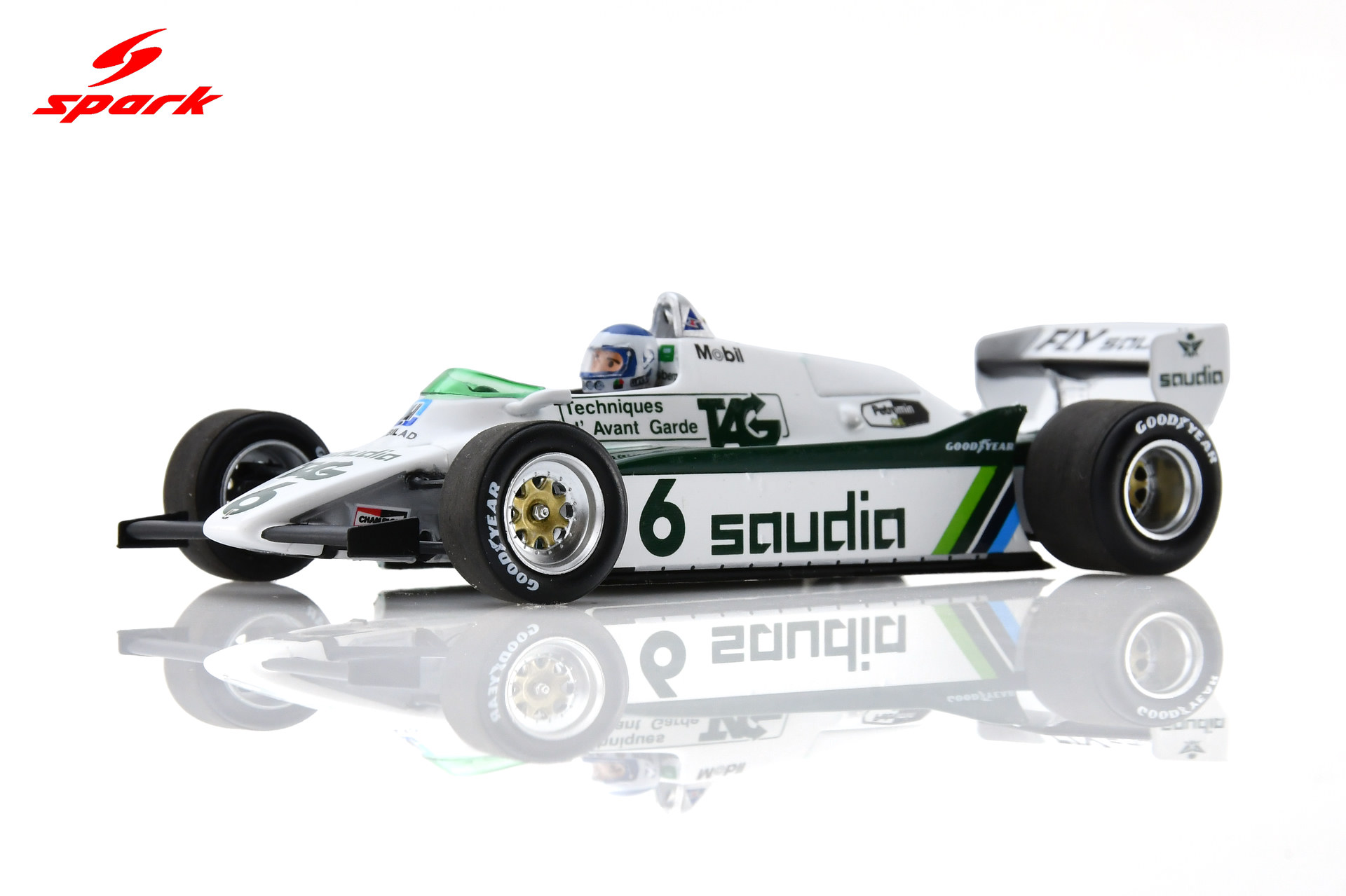 Spark 1:43 Williams FW08 No.6 Winner Swiss GP 1982 Keke Rosberg (S7498) Resin Model 2 Spark 1:43 Williams FW08 No.6 Winner Swiss GP 1982 Keke Rosberg (S7498) Resin Model - Image 2