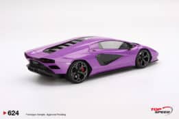 Top Speed - 1:18 Lamborghini Countach LPI 800-4 Purple - Resin Model