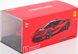 Bburago B18-36911 1:43 Ferrari SF90 Stradale Red Diecast Model Signature Series