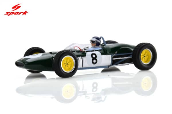 Spark - 1:43 Lotus 21 No.8 3rd Dutch GP 1961 Jim Clark - Resin Model 12 Spark 1:43 Lotus 21 No.8 3rd French GP 1961 Jim Clark (S7119) Resin Model