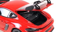 Minichamps - 1:18 Porsche Cayman GT4 RS Red w/Weissach Package 2024 - Diecast Model