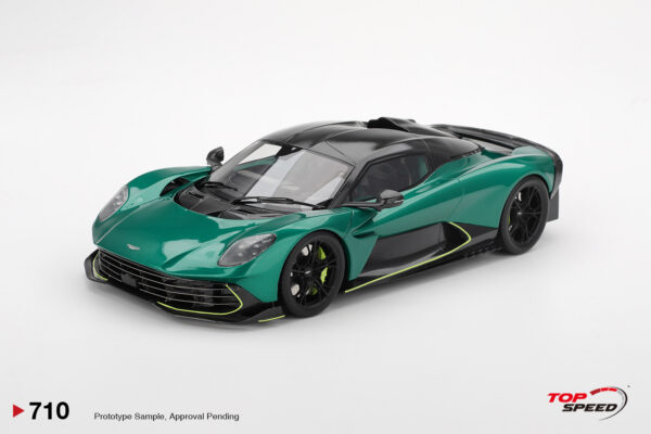 Top Speed 1:18 Aston Martin Valhalla Podium Green (TS0710) Resin Model