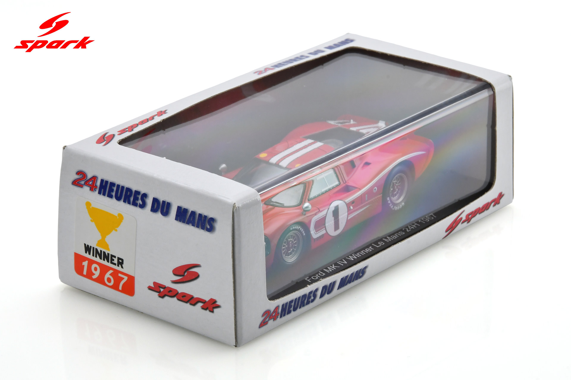 Spark 1:43 Ford MK IV No.1 Winner 24H Le Mans 1967 D. Gurney - A. J. Foyt (43LM67) Resin Model 3 Spark 1:43 Ford MK IV No.1 Winner 24H Le Mans 1967 D. Gurney - A. J. Foyt (43LM67) Resin Model - Image 3