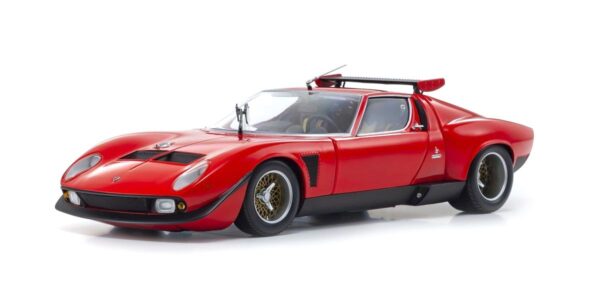 Kyosho 1:18 Lamborghini Miura SVR Red Black KY8319RBK