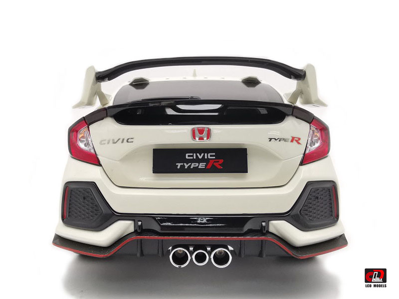 Honda Civic Type R White 1:18 scale diecast model car LCD Models 18005W