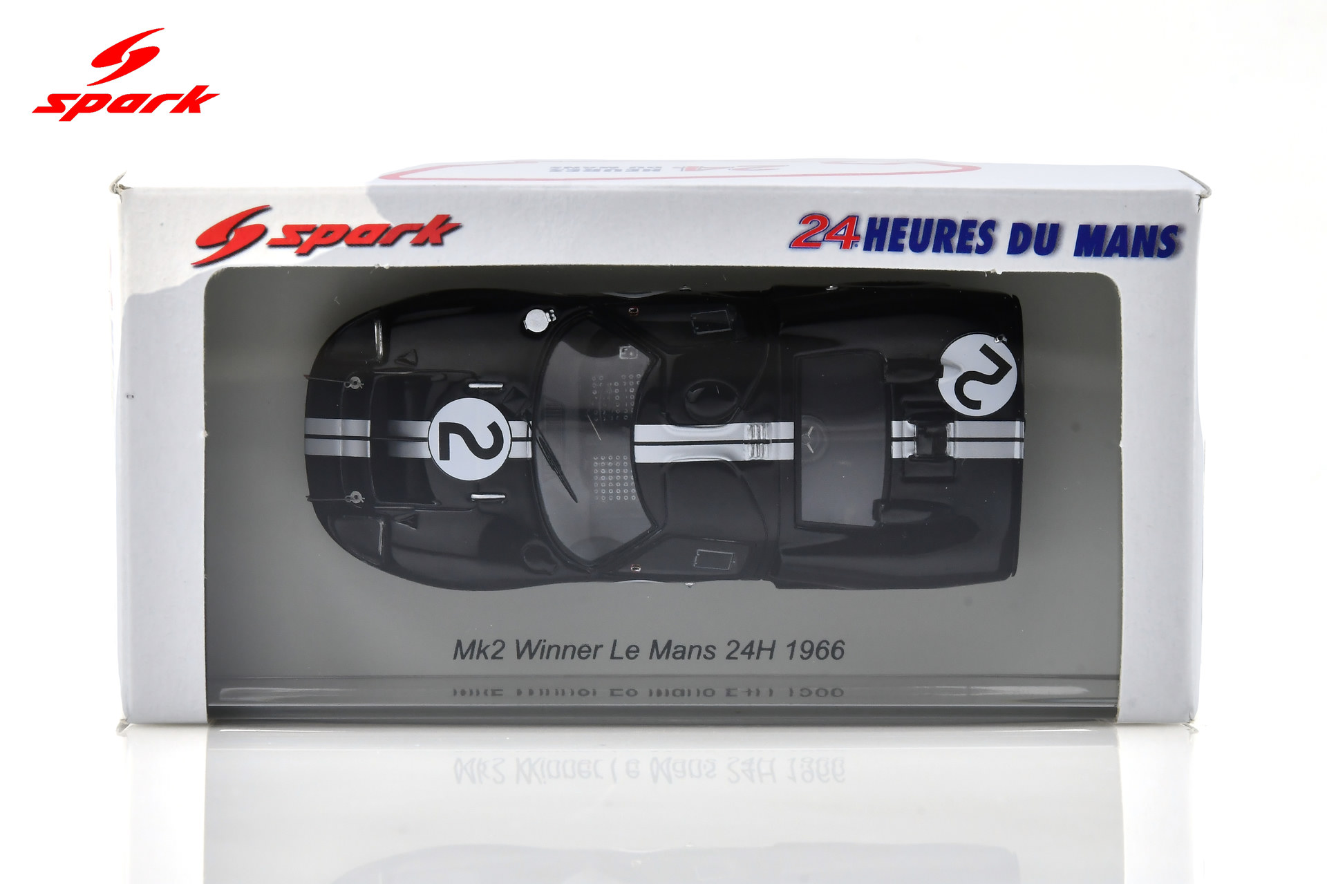 Spark 1:43 Ford Mk II No.2 Winner 24H Le Mans 1966 B. McLaren - C. Amon (43LM66) Resin Model 3 Spark 1:43 Ford Mk II No.2 Winner 24H Le Mans 1966 B. McLaren - C. Amon (43LM66) Resin Model - Image 3