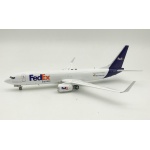 J Fox Models - 1:200 Boeing 737-83N(BCF) West Atlantic (Fedex) G-NPTD with Stand