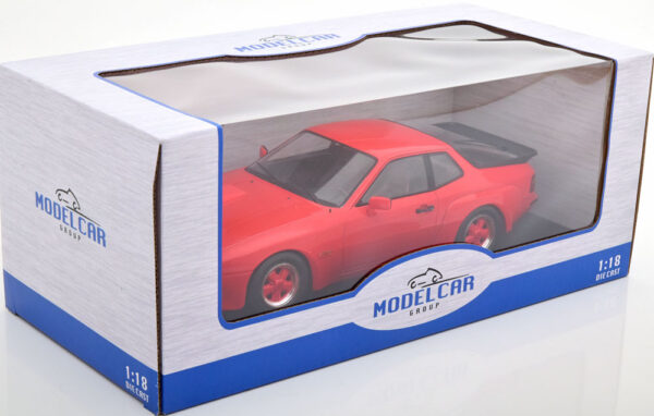 MCG 1/18 Porsche 924 Carrera GT Red Diecast Model