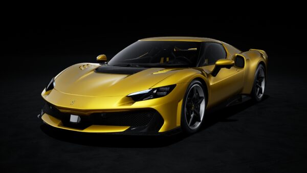 Polistil - 1:18 Ferrari 296 Speciale 2025 Montecarlo Yellow Metallic - Diecast Model