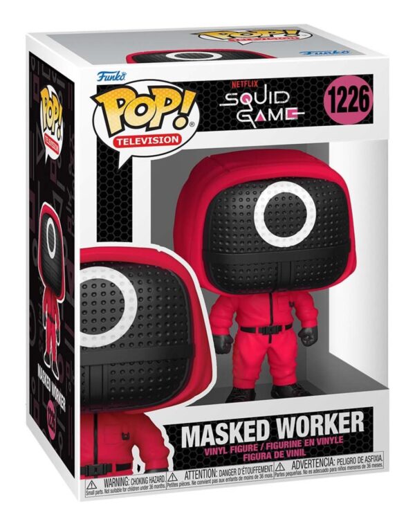 pop! television - squid game - masked worker