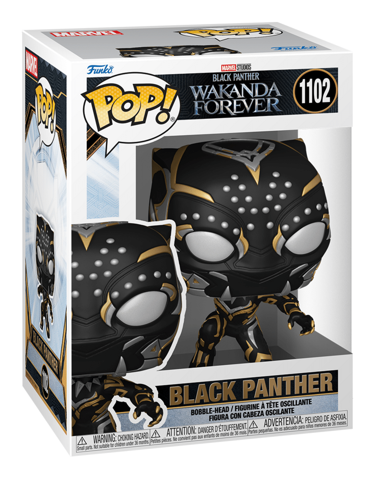 funko pop! marvel - black panther wakanda forever - black panther