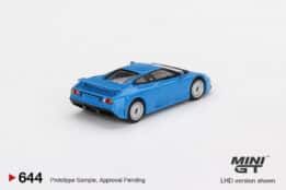 mini gt - 1:64 bugatti eb110 gt blu bugatti (lhd)