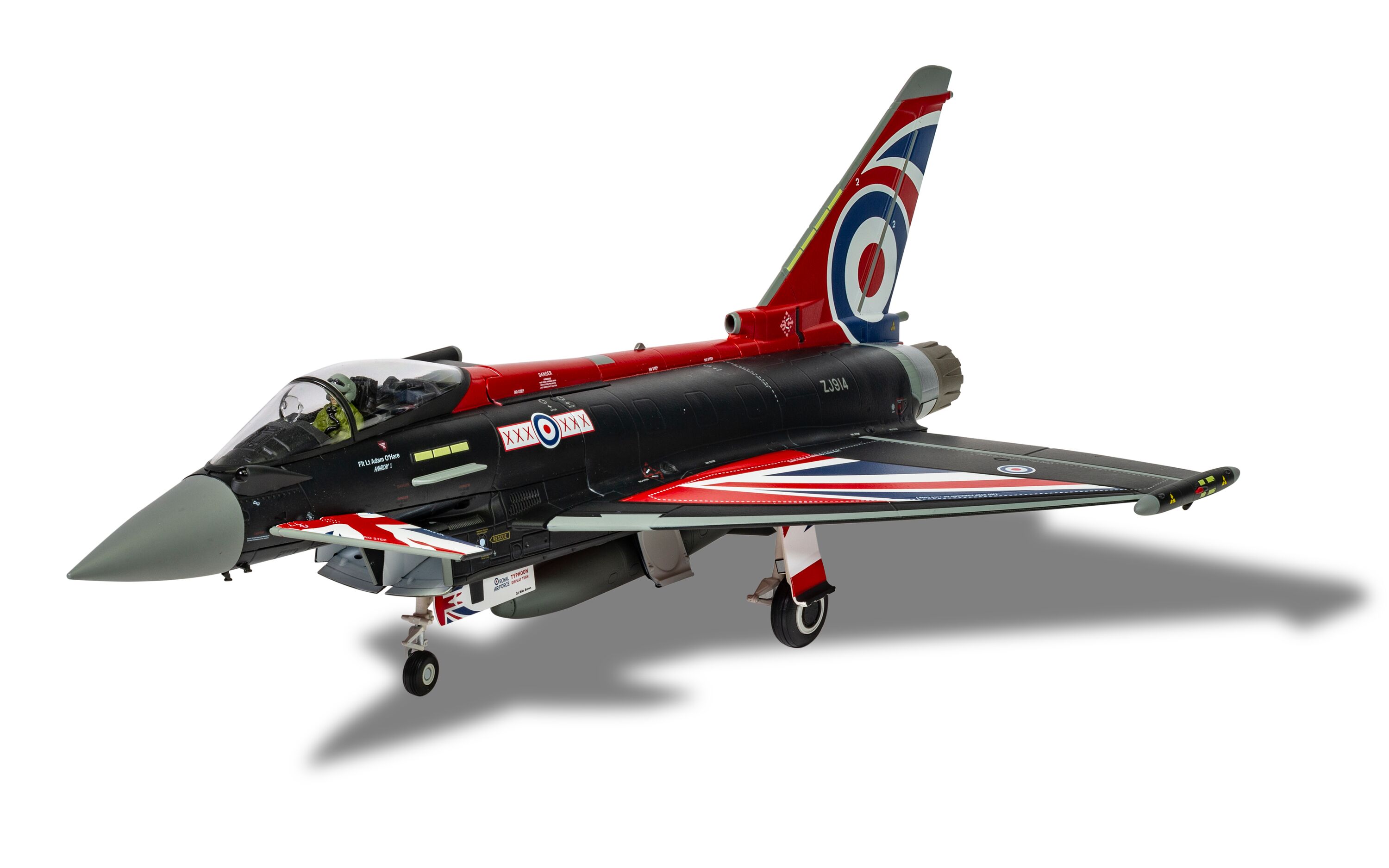 Corgi 1:48 Eurofighter Typhoon FGR4 "Blackjack" 2022 RAF (AA29003) Limited Edition Diecast Model 6 Corgi 1:48 Eurofighter Typhoon FGR4 "Blackjack" 2022 RAF (AA29003) Limited Edition Diecast Model - Image 6