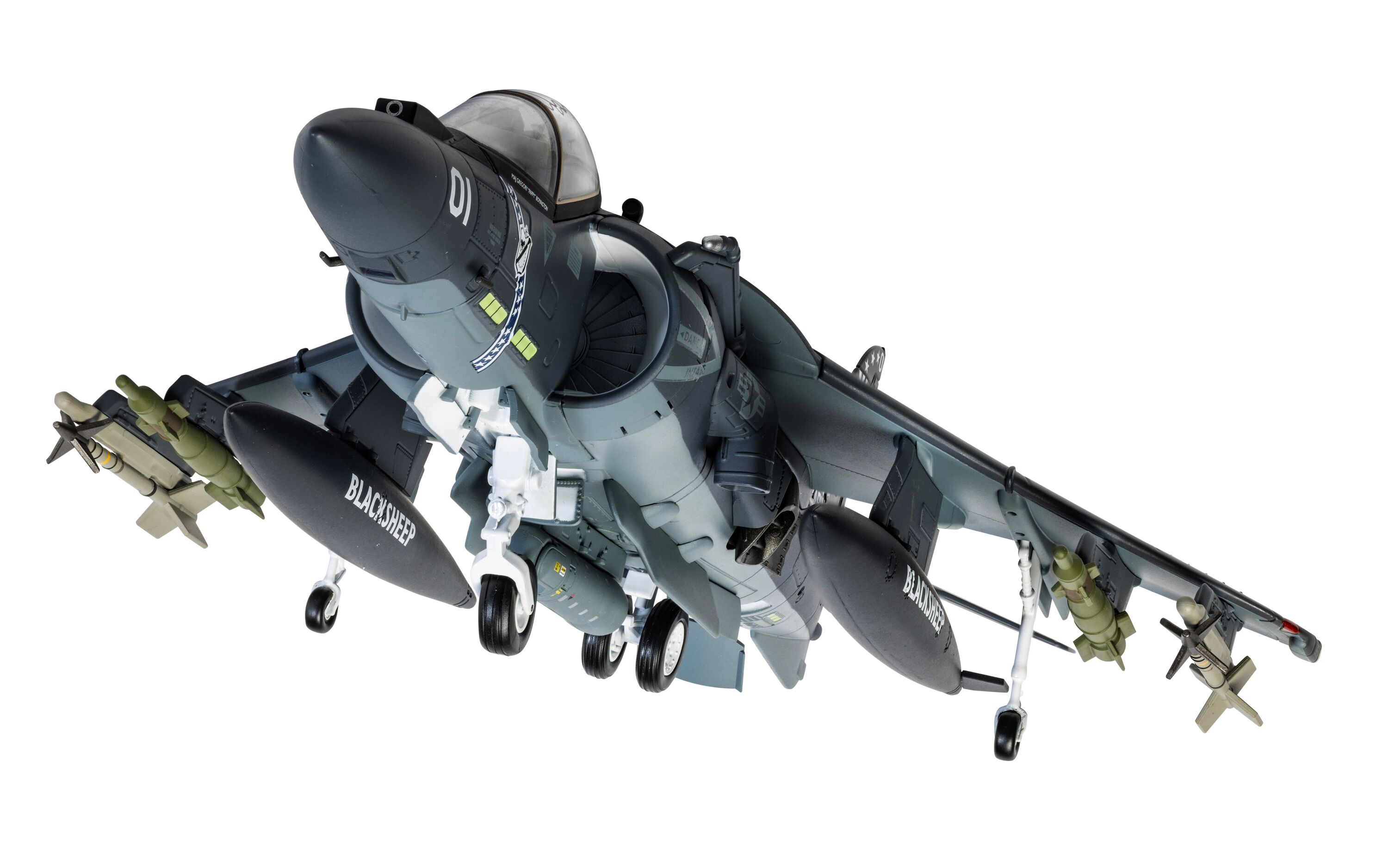 Corgi 1:48 McDonnell Douglas AV-8B Harrier II Plus 165001/01 VMA-214 "Black Sheep" (AA29303) Limited Edition Diecast Model 11 Corgi 1:48 McDonnell Douglas AV-8B Harrier II Plus 165001/01 VMA-214 "Black Sheep" (AA29303) Limited Edition Diecast Model - Image 11