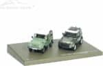 Almost Real - 1:43 Land Rover 2 Car Set Defender 90 Heritage Edition 2015 Green/Defender 90 2020 Green
