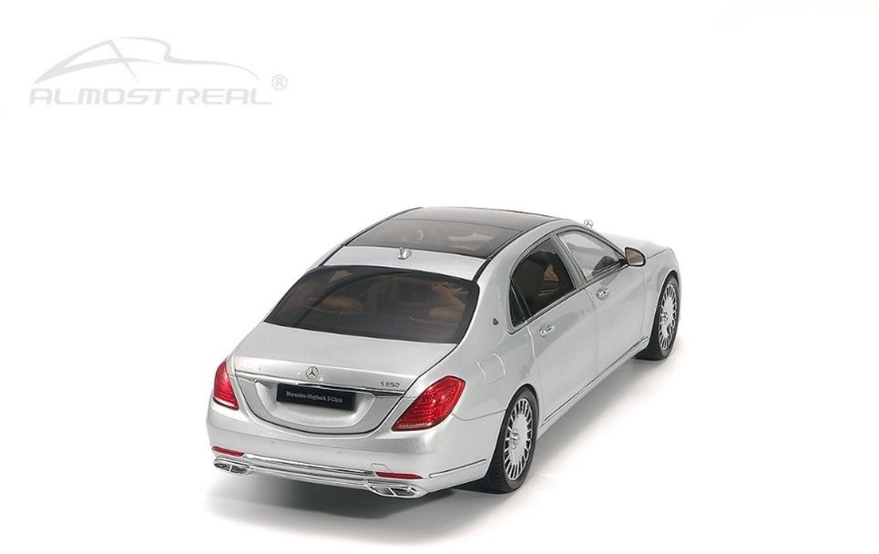 Almost Real 1/18 Mercedes Maybach S650 Silver Diecast Model Car 820113