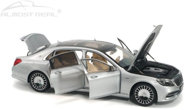 Almost Real 1/18 Mercedes Maybach S650 Silver Diecast Model Car 820113