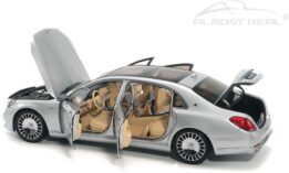 Almost Real 1/18 Mercedes Maybach S650 Silver Diecast Model Car 820113
