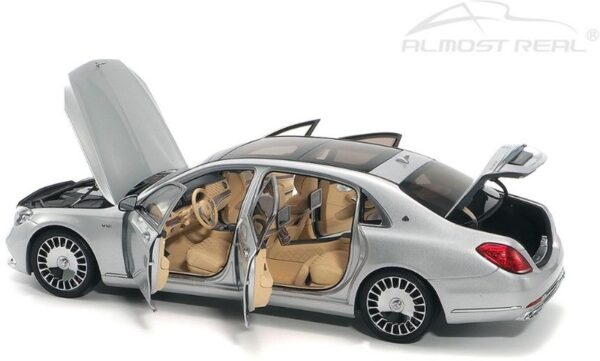 Almost Real 1/18 Mercedes Maybach S650 Silver Diecast Model Car 820113