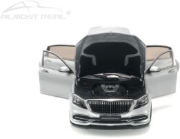Almost Real 1/18 Mercedes Maybach S650 Silver Diecast Model Car 820113