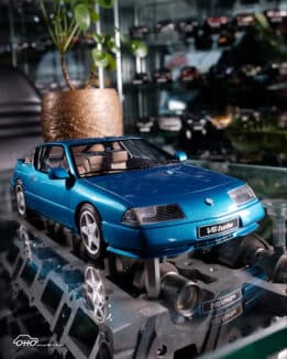 1:18 Alpine GTA V6 Turbo Blue Alpine Metal 1990 - Limited Edition Resin Model - Otto Mobile